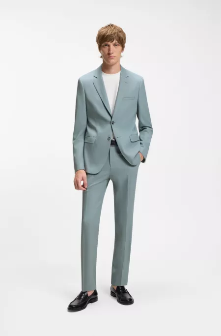 Two-piece extra-slim-fit suit in stretch fabric