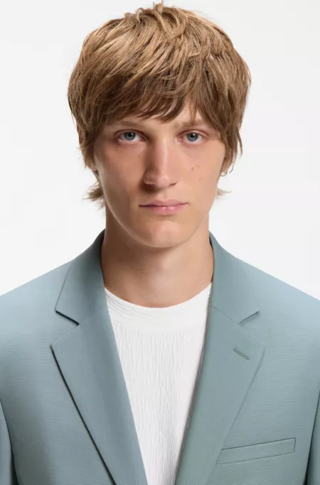 Two-piece extra-slim-fit suit in stretch fabric