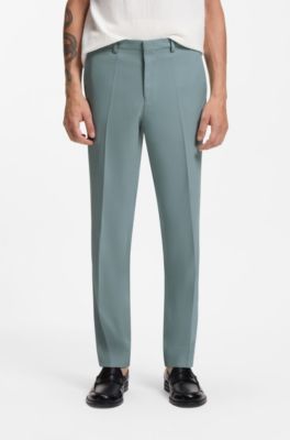 Two-piece extra-slim-fit suit in stretch fabric, Light Grey