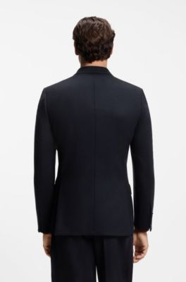 BOSS BY BECKHAM jacket in Italian wool-cashmere, Dark Blue
