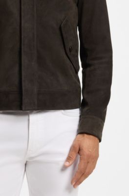 Leather aviator jacket, Dark Brown