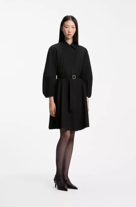 Hemdblusenkleid aus Baumwolle