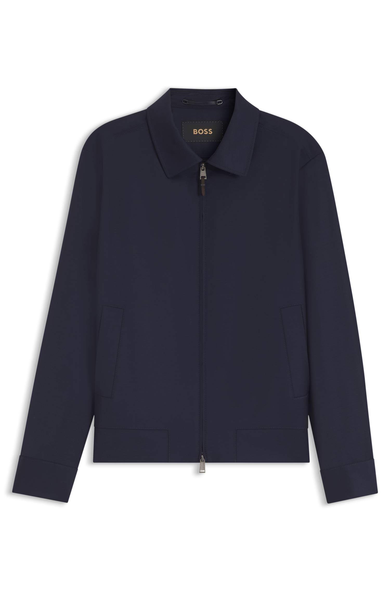 Boss Water-repellent jacket in virgin wool jackor herr – bild 4
