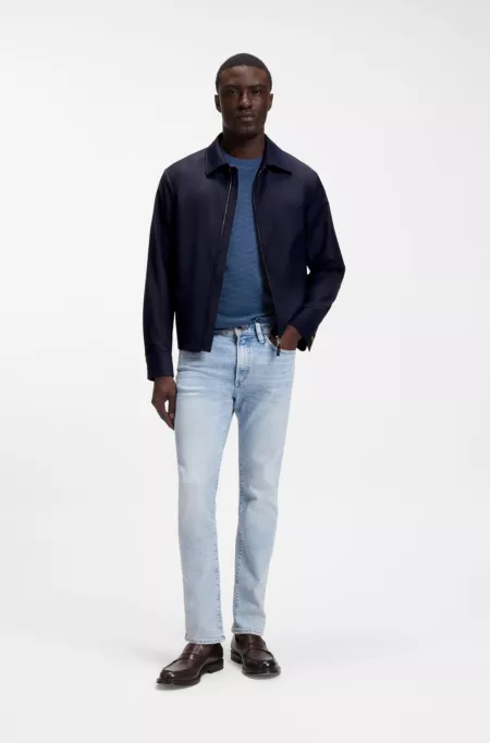 Veste déperlante en laine vierge