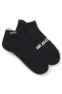 2-pack ankle socks, Black