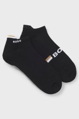 2-pack ankle socks, Black