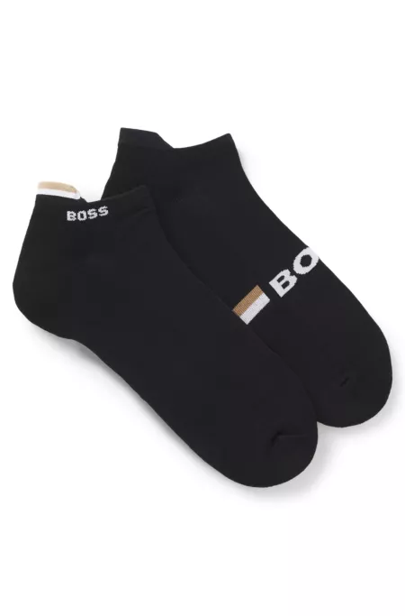 Paquete de dos pares de calcetines tobilleros