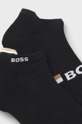 2-pack ankle socks, Black