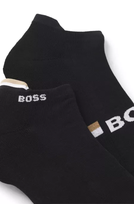 Paquete de dos pares de calcetines tobilleros
