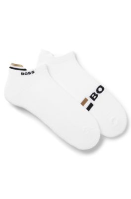 2-pack ankle socks, White