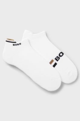 2-pack ankle socks, White