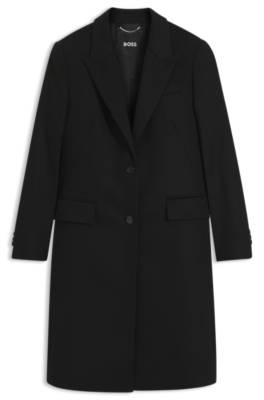 Single-breasted formal coat in wool 4