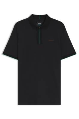 Boss x ASTON MARTIN polo shirt in mercerised cotton pikéer herr – bild 4