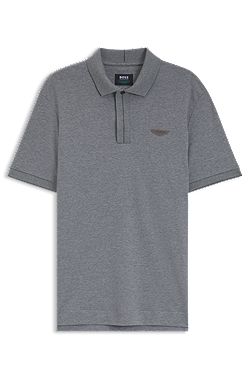BOSS x ASTON MARTIN polo shirt in mercerised cotton