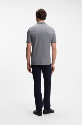 Boss x ASTON MARTIN polo shirt in mercerised cotton pikéer herr – bild 3