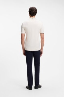Boss x ASTON MARTIN polo shirt in mercerised cotton pikéer herr – bild 3