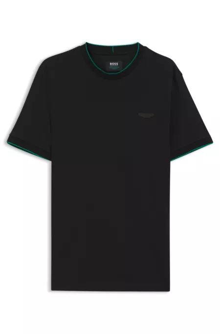 BOSS x ASTON MARTIN T-shirt in mercerised cotton