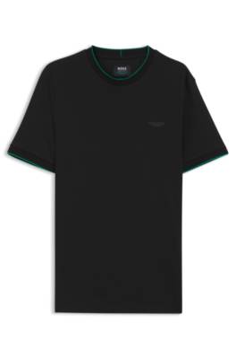 Boss x ASTON MARTIN T-shirt in mercerised cotton herr – bild 4