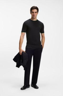 BOSS x ASTON MARTIN T-shirt in mercerised cotton, Black