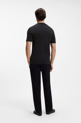 BOSS x ASTON MARTIN T-shirt in mercerised cotton, Black