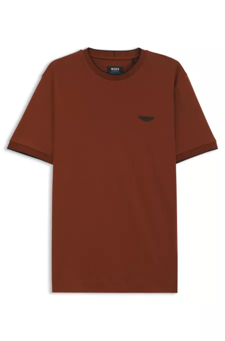 BOSS x ASTON MARTIN T-shirt in mercerised cotton
