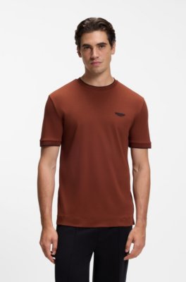 x ASTON MARTIN T-shirt in mercerised cotton