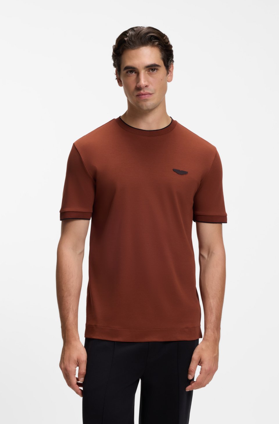 x ASTON MARTIN T-shirt in mercerised cotton