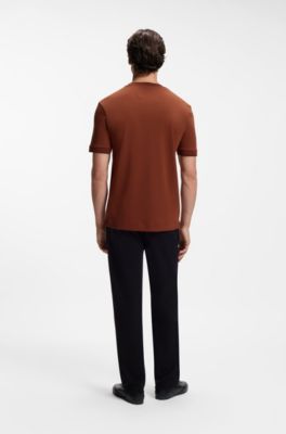 BOSS x ASTON MARTIN T-shirt in mercerised cotton, Brown