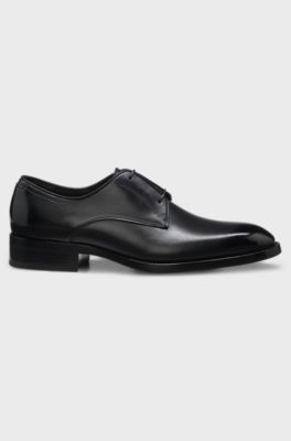 Leather Derby shoes, Black