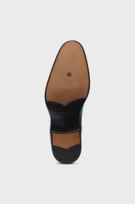 Leather Derby shoes, Black