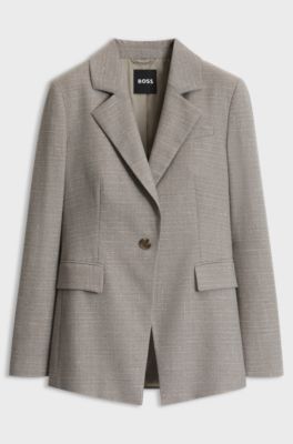 Slim-fit blazer , Grey