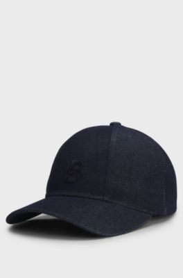 Double-B cotton cap, Dark Blue