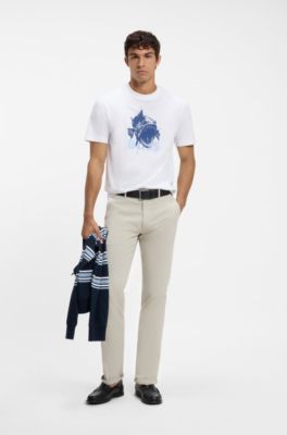 Regular-fit T-shirt , White
