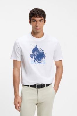 Regular-fit T-shirt , White