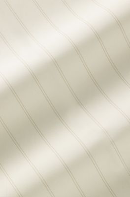 BOSS x AO pinstripe trousers, Light Beige