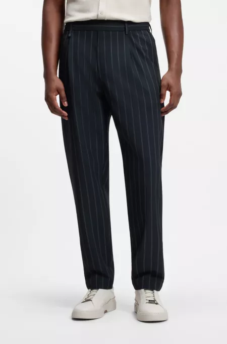BOSS x AO pinstripe trousers