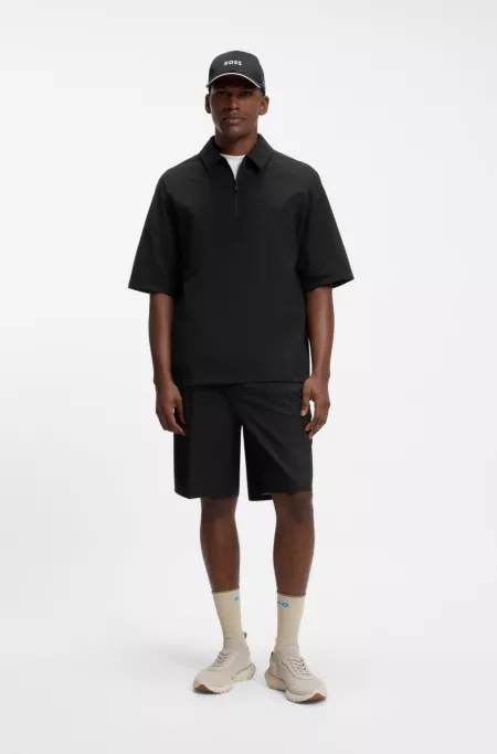 BOSS x AO pleated shorts