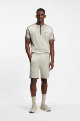 BOSS x AO replica teamwear polo shirt, Light Beige