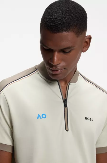 BOSS x AO replica teamwear polo shirt