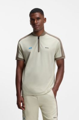 BOSS x AO replica teamwear polo shirt, Light Beige