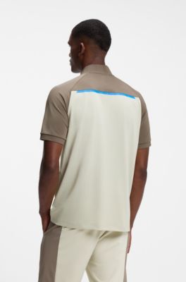 BOSS x AO replica teamwear polo shirt, Light Beige