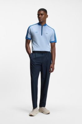 BOSS x AO replica teamwear polo shirt, Light Blue