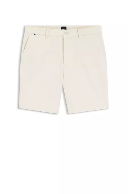 Short Modern en twill de coton stretch surteint