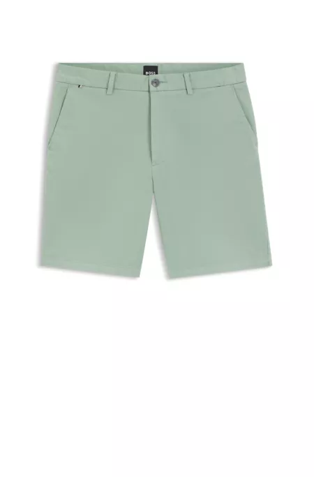 Short Modern en twill de coton stretch surteint