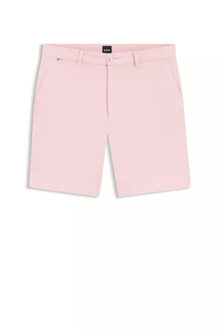 Short Modern en twill de coton stretch surteint
