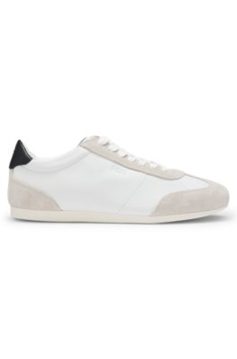 Boss Low-top trainers in leather and suede låga sneakers dam – bild 3
