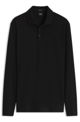 Pallas cotton polo shirt, Black