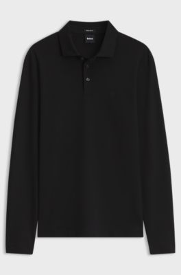 Pallas cotton polo shirt, Black