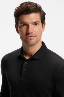 Pallas cotton polo shirt, Black
