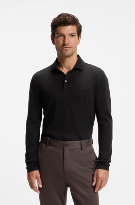 Pallas cotton polo shirt, Black